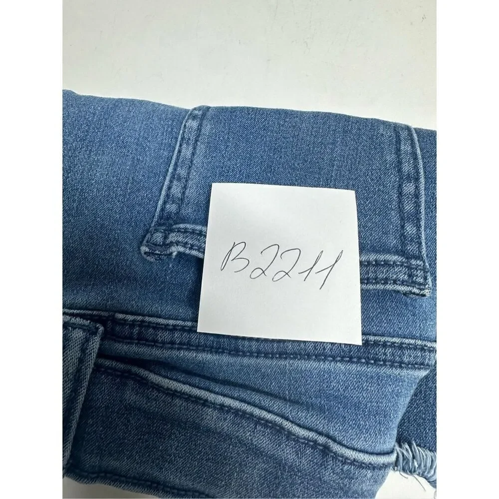 Carter’s Girl’s Denim Shorts Blue Ajustable Waist Size 14 Cotton Blend